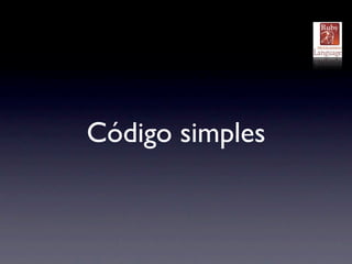 Código simples
 