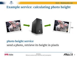 ELIS – Multimedia Lab


Example service: calculating photo height




                                                    ...