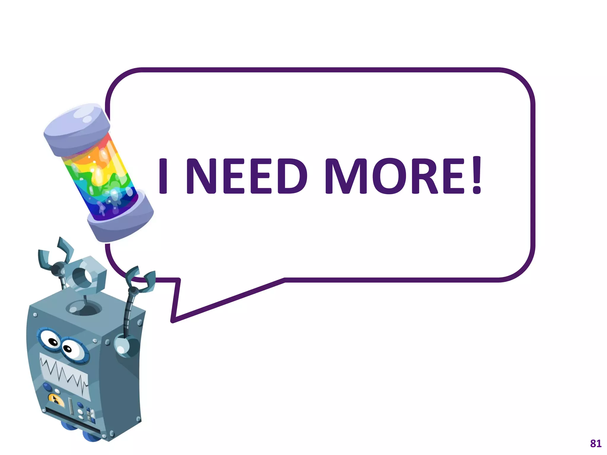 I NEED MORE!



               81
 