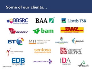 Some of our clients…




© Roffey Park Institute 2011
 