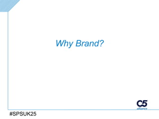 Why Brand?




#SPSUK25
 