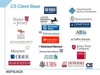 C5 Client Base




#SPSUK25
 