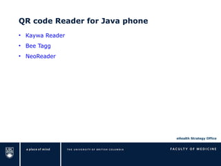 QR code Reader for Java phone Kaywa Reader Bee Tagg NeoReader 