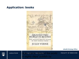 Application: books Jules Verne  “Around the world in eighty days” publish by ubitour 