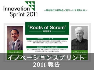 イノベーションスプリント 2011 報告 