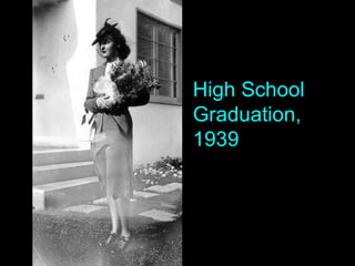 High School Graduation, 1939 