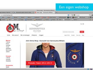 Een eigen webshop
 