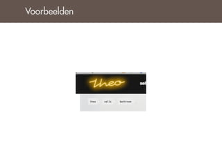 Voorbeelden
 