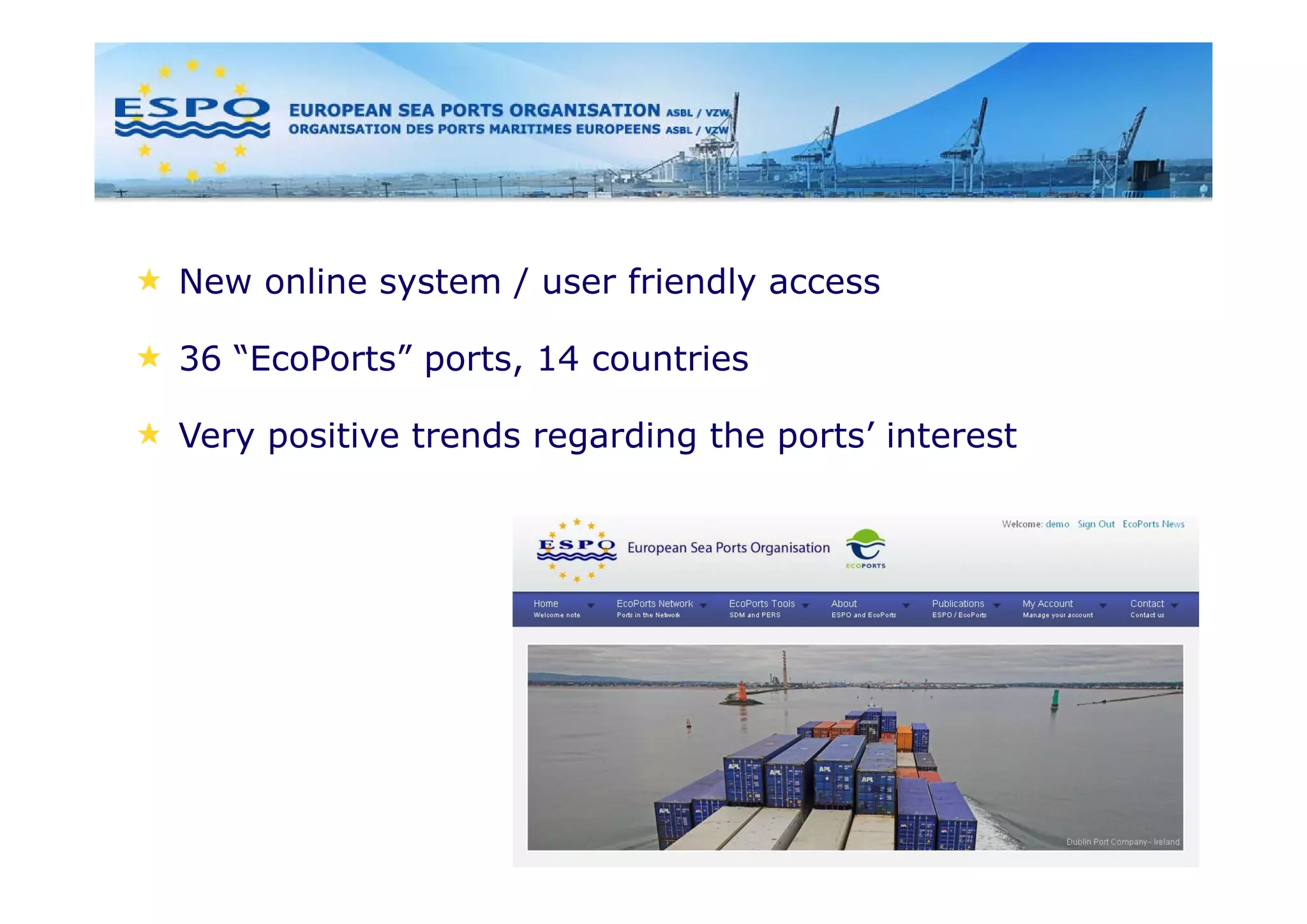 Sustainable Port Development Global Ports | PDF