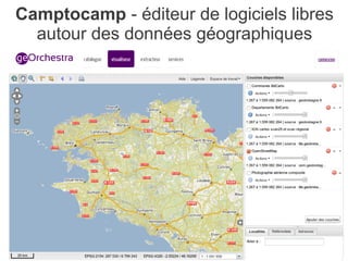 Camptocamp - éditeur de logiciels libres
  autour des données géographiques




12/12/11                               2
 