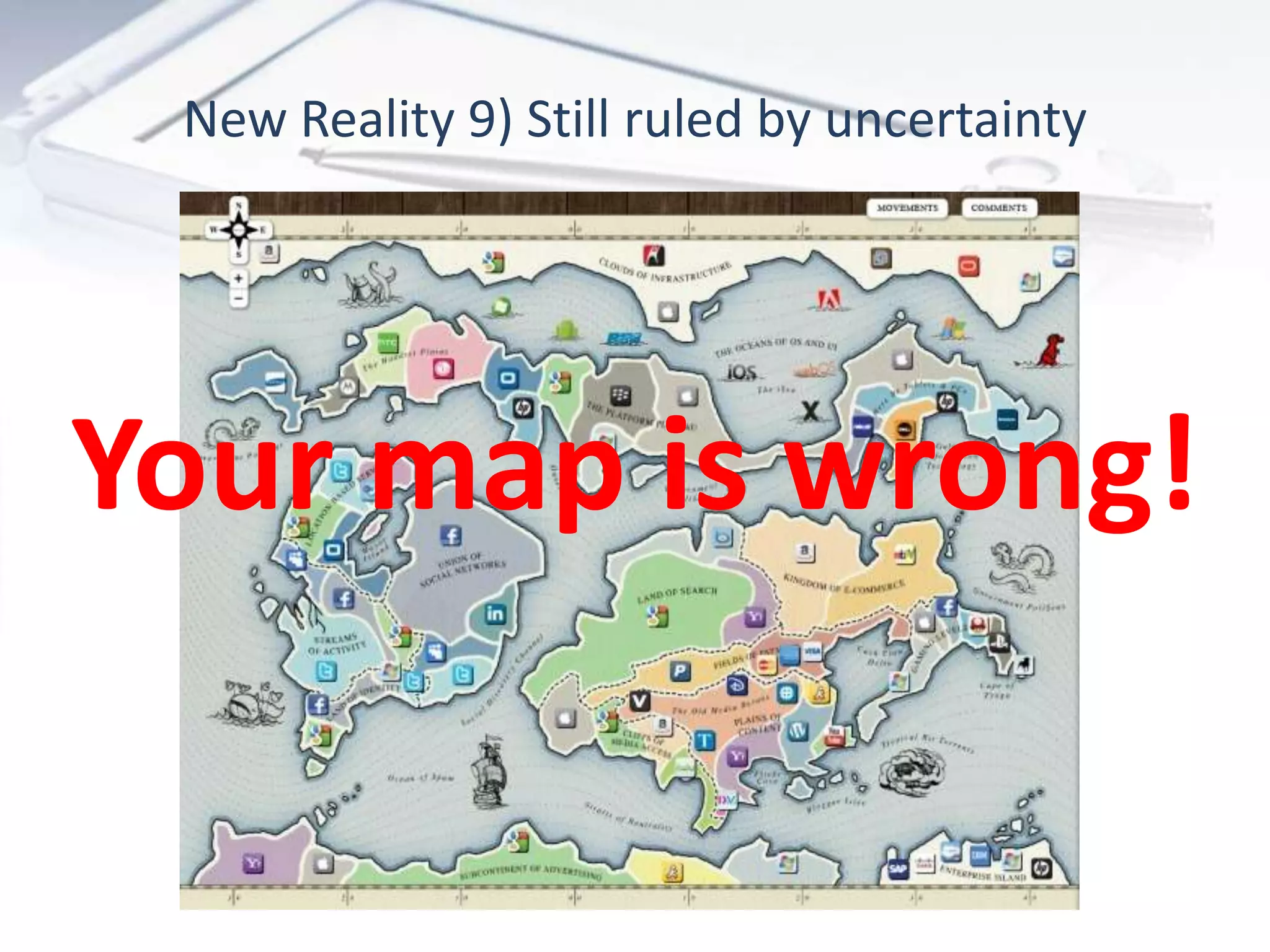New Reality 9) Still ruled by uncertainty




Your map is wrong!
 