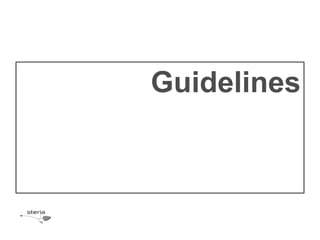 Guidelines
 