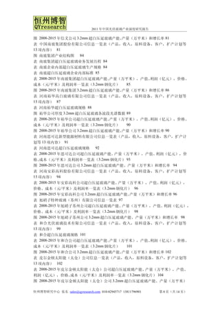 2011年中国光伏玻璃产业深度研究报告