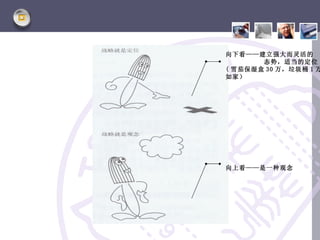 向下看——建立强大而灵活的
       态势，适当的定位
( 雪茄保湿盒 30 万，垃圾桶 1 万
如家）




向上看——是一种观念
 