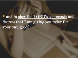 Deut. 6:23 But he brought us out from there to bring us in and give us the land that he promised on oath to our forefathers.