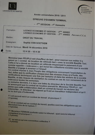 2011 2012 L2 semestre 1