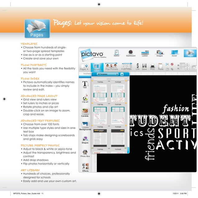 Pictavo Yearbook Software Guide PDF Desktop Publishing Computer