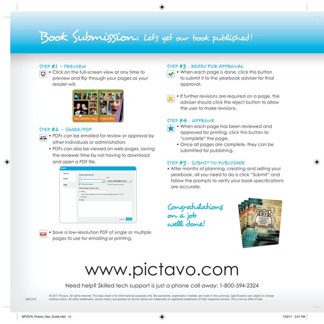 Pictavo Yearbook Software Guide PDF Desktop Publishing Computer