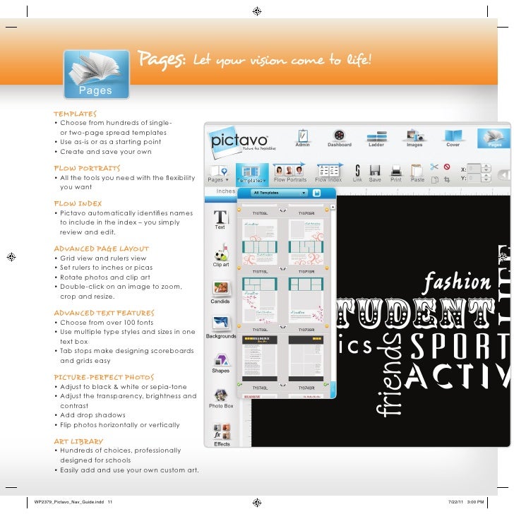 pictavo yearbook software guide