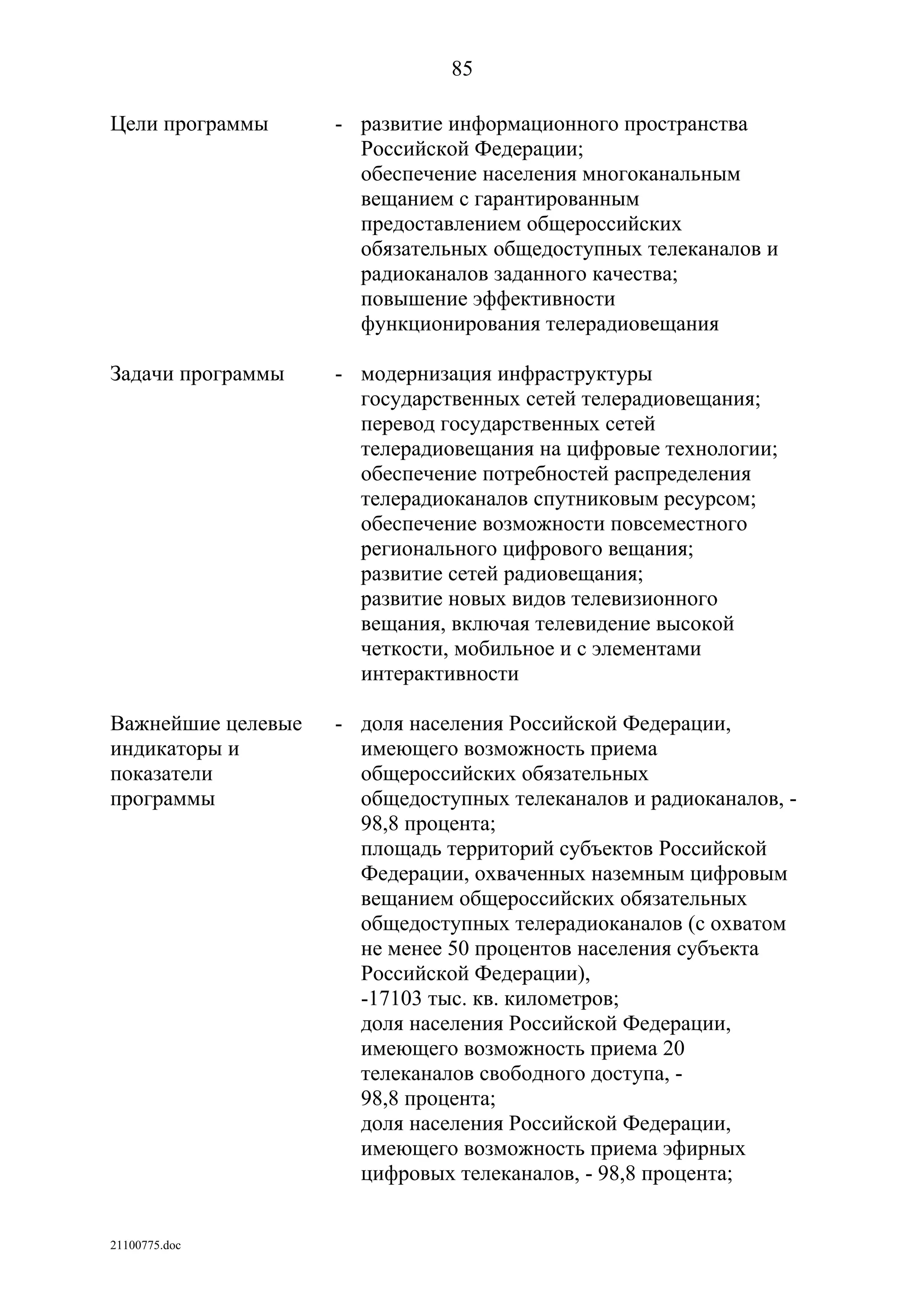 ГП Информационное общество 2011-2020 (вторая редакция 2012 год)