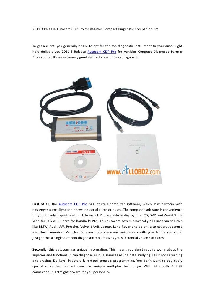 Autocom cdp pro software download