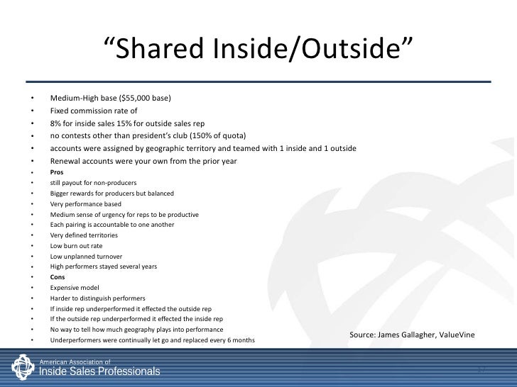 sales commission structure example