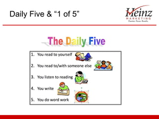 Daily Five & “1 of 5” 