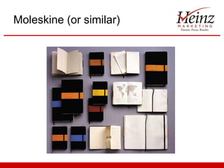 Moleskine (or similar) 