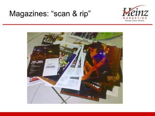 Magazines: “scan & rip” 
