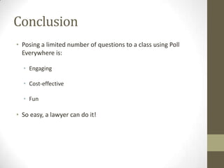 Addressing potentially sensitive issues“I know none of you would ever shoplift a CD from the Notre Dame bookstore, but . . .”	Have you ever downloaded copyright-protected music from the Internet without paying for it? • Yes • No