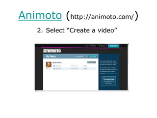 Initiate Critical Thinking about a ScenarioMedium:30 Second Videos-Animoto