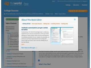 UStudents RespondPublishers React(internet’s disruptive impact on textbook industry)