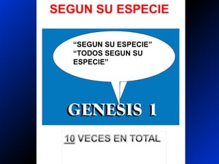 After His Kind 00016
SEGUN SU ESPECIE
“SEGUN SU ESPECIE”
“TODOS SEGUN SU
ESPECIE”
 