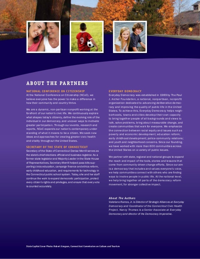 2011 Connecituct Civic Health Index Slide 2