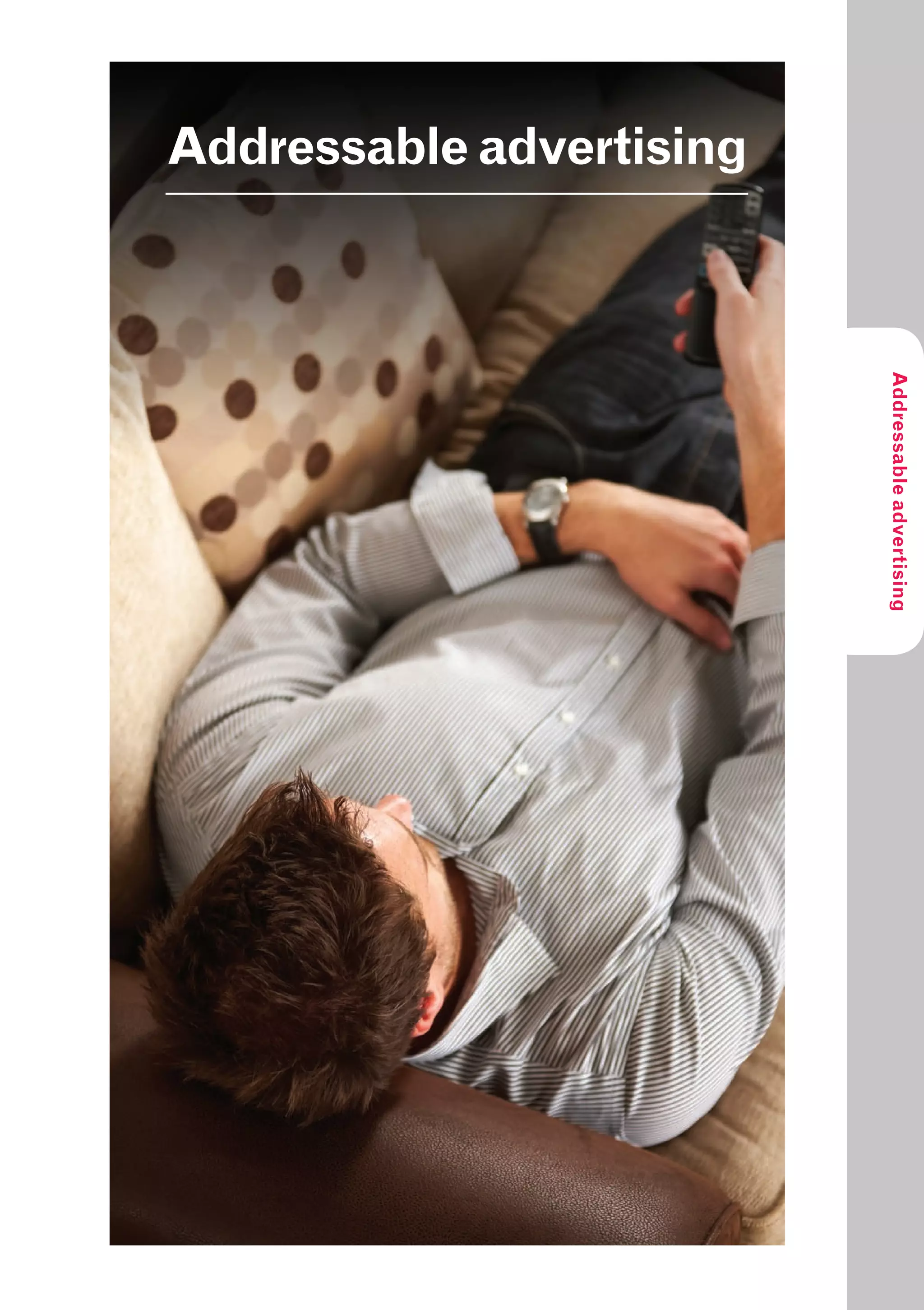 Addressable advertising




                          Addressable advertising
 