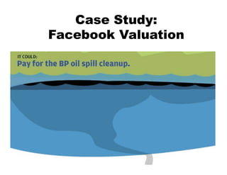 Case Study:
Facebook Valuation
 