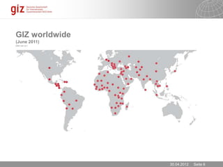 The Deutsche Gesellschaft für Internationale Zusammenarbeit (GIZ) GmbH