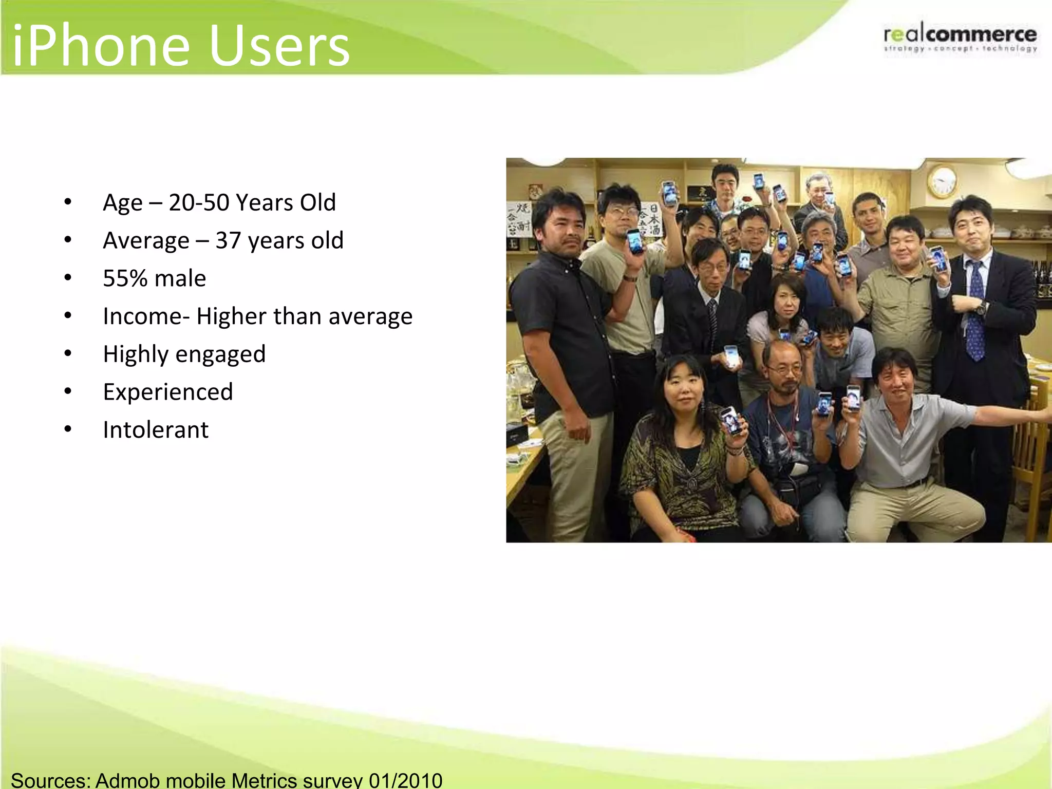Tsunami Indication (3)Mobile data usage Growth – 5 year forecast700% growth per user  - ~1GB per user per month4000% mobile data consumption growth in the USSources: Informa Telecoms, 11/2010, Coda Research Consultancy, 03/2010 