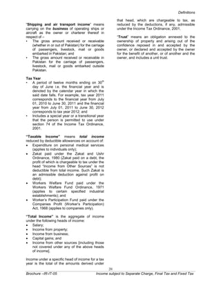 2011 final fixed-seprate block_tax_regimes_updated | PDF