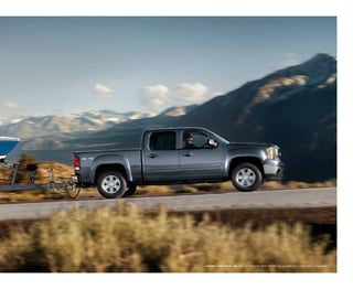 SIERRA 1500 CREW CAB SLT in stealth gray metallic shown with available equipment
 