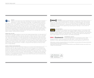 Cert no. XXX-XXX-XXXX
engineering excellence.
GMC sierra
COMMITMENT PLUS
From the owner orientation—and full tank of gas—you receive when you take possession of your Sierra
to the 24-Hour Roadside Assistance, Courtesy Transportation and Travel Benefits, Commitment Plus is a
portfolio of owner privileges that lasts throughout your warranty. For expert product information, Roadside
Assistance or other services, call 1-800-GMC-8782.
TRAVEL BENEFITS AND ROADSIDE ASSISTANCE Available around the clock: trip routing service, a program for
reimbursement for trip interruption due to necessary warranty repairs, towing, flat tire change, jump-starts
and more for 5 years or 100,000 miles (whichever comes first).
COURTESY TRANSPORTATION Available at participating dealers: shuttle service, reimbursement of certain
public transportation or fuel expenses for overnight warranty repairs, and courtesy rental for overnight work
repairs. See your dealer for details.
GMC OWNER CENTER A complimentary, one-stop resource to enhance your GMC ownership experience.
It’s easy to sign up. Just go to gm.com/gmownercenter/gmc.
BEST COVERAGE IN AMERICA Sierra offers the best coverage in America. That means you get all the benefits
of Commitment Plus, including Roadside Assistance and Courtesy Transportation. In addition, you get a new
level of confidence with GM’s 5-Year/100,000-Mile Transferable Powertrain Limited Warranty. Whichever
comes first. See GMC dealer for details.
A NOTE ON CHILD SAFETY Always use safety belts and the correct restraint for your child’s age and size. Even
in vehicles equipped with the Passenger Sensing System, children are safer when properly secured in a rear
seat in the appropriate infant, child or booster seat. Never place a rear-facing infant restraint in the front
seat of any vehicle equipped with a passenger air bag. See the Owner’s Manual and child safety seat
instructions for more safety information.
TRAILERING AND OFF-ROAD INFORMATION Please carefully review the Owner’s Manual for important safety
information about trailering or off-road driving in your vehicle.
IMPORTANT WORDS ABOUT THIS CATALOG We have tried to make this catalog comprehensive and factual. We
reserve the right, however, to make changes at any time, without notice, in prices, colors, materials, equipment,
specifications, models and availability. Specifications, dimensions, measurements, ratings and other numbers in
this catalog and other printed materials provided at the dealership or affixed to vehicles are approximates based
upon design and engineering drawings and prototypes and laboratory tests. Your vehicle may differ due to
variations in manufacture and equipment. Since some information may have been updated since the time of
printing, please check with your GMC dealer for complete details. GMC reserves the right to lengthen or shorten
the model year for any product for any reason, or to start and end model years at different times.
ENGINES GMC products are equipped with engines produced by GM Powertrain or other suppliers to GM
worldwide. The engines in GMC products may also be used in other GM makes and models.
fleet orders Some standard content may be deleted with fleet orders. See dealer for details.
GMC.COM See more of Sierra on our Web site: gmc.com/sierra. More photos and information; hot links to related
subjects; convenient dealer locator; pricing guide, spec out your own vehicle. Or call 1-800-GMC-8782.
AN IMPORTANT NOTE ABOUT ALTERATIONS AND WARRANTIES Installations or alterations to the original equipment
vehicle (or chassis) as distributed by General Motors are not covered by the General Motors New-Vehicle Limited
Warranty. The special body company, assembler, equipment installer or upfitter is solely responsible for
warranties on the body or equipment and any alterations (or any effect of the alterations) to any of the parts,
components, systems or assemblies installed by GM. General Motors is not responsible for the safety or quality
of design features, materials or workmanship of any alterations by such suppliers.
NEW-VEHICLE LIMITED WARRANTY All GMC light-duty vehicles come with a fully transferable, no-deductible
5-year/100,000-mile (whichever comes first) Powertrain Limited Warranty. GM vehicles registered in the U.S.A.
are also covered for 3 years or 36,000 miles (whichever comes first). Coverage includes tires and towing to your
nearest GMC dealership. Repairs will be made to correct any vehicle defect and most warranty repairs will be
made at no charge. In addition, rust-through corrosion will be covered for 6 years or 100,000 miles (whichever
comes first). See dealer for details.
HYBRID WARRANTY In addition to the transferable GMC 3-year/36,000-mile (whichever comes first) New-Vehicle
Limited Warranty and the 5-year/100,000-mile (whichever comes first) Powertrain Limited Warranty, GM will also
warrant certain hybrid components on Sierra Hybrid models for 8 years/100,000 miles (whichever comes first). No
deductibles are associated with the Sierra Hybrid limited warranty, which is transferable to any subsequent persons
assuming ownership of the vehicle during the 8-year/100,000-mile warranty period. See your GMC dealer for details.
ASSEMBLY GMC vehicles and their components are assembled or produced by different operating units of
General Motors, its subsidiaries or suppliers to GM worldwide. We sometimes find it necessary to produce
GMC vehicles with different or differently sourced components than originally scheduled. Since some options
may be unavailable when your vehicle is assembled, we suggest that you verify that your vehicle includes the
equipment you ordered or, if there are changes, that they are acceptable to you.
GMMOBILITY.COM (1-800-323-9935) GM Mobility offers financial assistance for eligible adaptive equipment to
make automotive travel easier for persons with disabilities or special transportation needs. To learn more about
special GM Mobility offers, visit gmmobility.com.
GMCARDMEMBERSERVICES.COM Did you know about the family of reward credit cards that can help you get a
great deal on a new GM car, light-duty truck, SUV or crossover? With a GM reward card, you accrue earnings on
every credit card purchase to use toward the purchase or lease of an eligible new GM vehicle. With three cards
to choose from, you’re sure to find one that suits you.
©2010 General Motors. All rights reserved. GM, the GM logo, GMC, the slogans, emblems, vehicle model
names, vehicle body designs and other marks appearing in this catalog are the trademarks and/or service marks
of General Motors, its subsidiaries, affiliates or licensors. Bose, Centerpoint, AudioPilot and SurroundStage
are registered trademarks of the Bose Corporation. iPod is a registered trademark of Apple, Inc. Facebook is
a registered trademark of Facebook, Inc.
important words/ Sierra
OnStar
OnStar is a core asset of your Sierra. Benefiting from more than a decade of innovative
development, it is both a highly advanced technology—fully integrated within the vehicle—
and a warm human service. Standard on most Sierra models are six months of the OnStar Directions
 Connections plan, including the convenience of Hands-Free Calling. It also includes Automatic
Crash Response (see page 20), Stolen Vehicle Assistance, link to Emergency Services, Roadside
Assistance, Remote Door Unlock (requires power door locks), OnStar Vehicle Diagnostics, Crisis Assist
and Remote Horn and Lights. OnStar services require vehicle electrical system (including battery), wireless
service and GPS satellite signals to be available and operating for features to function properly. OnStar
acts as a link to existing emergency service providers. Visit onstar.com for coverage maps, details and
system limitations. Services vary with conditions.
Hands-Free Calling
OnStar Hands-Free Calling capability is built into your OnStar-equipped Sierra. It’s there when your
cell phone is unavailable, its battery is low, you can’t reach it easily or you left it home or in the office.
Your Hands-Free Calling system is the right choice whenever you need an easy way to make and receive
calls—at the touch of the phone icon on the rearview mirror or the steering-wheel-mounted controls shown
on page 16. Voice-activated dialing is convenient because you don’t have to dial when you are at the
wheel. And Hands-Free Calling is reliable because it’s specially designed for better reception and fewer
dropped calls in areas of limited cellular reception. You are invited to experience the benefits yourself
with 30 Hands-Free Calling minutes—on OnStar—during the first two months you drive your Sierra,
with no strings attached.
OnStar turn-by-turn navigation
Standard on Sierra SL, SLE, SLT, and Denali models are six months of the OnStar Directions 
Connections plan that adds innovative, easy-to-use Turn-by-Turn Navigation plus Information and
Convenience Services and Driving Directions. With Turn-by-Turn Navigation, you simply tell the OnStar
Advisor your intended destination, and directions will automatically be sent to your Sierra. If you drive
off-course, the system can reroute you to your intended destination. An automated voice then guides you
turn-by-turn until you arrive at your destination. Turn-by-Turn Navigation is further enhanced with eNAV,
allowing you to send MapQuest®
directions directly to your vehicle. No need to print out directions; just
call them up with simple voice commands.
XM Radio
On all Sierra models except WT: XM Radio1
is standard with 3 trial months of service.
XM turns your drive on with commercial-free music channels from virtually every genre, artist-dedicated
channels, live performances and more. Tune in to live play-by-play from the biggest sports, exclusive
entertainment from top personalities, compelling talk, hilarious comedy, world-class news, local traffic
and weather and family-friendly programming. Everything worth listening to is now on XM. Visit
xmradio.com for details.
XM NAVTraffic
Included with the available Touch-Screen Navigation System, 3 trial months of XM
NavTraffic2
enhances Sierra’s GPS navigation system by showing real-time traffic data—
while you’re driving. Available in over 80 markets, XM NavTraffic displays construction, road closures and
accidents so that you can get to your destination faster, plus average traffic speed and estimated drive
time in select markets. For more information, visit xmradio.com/navtraffic.
Goodwrench Service
To help your Sierra live up to its performance promise, GMC
Goodwrench Service—found exclusively at your GMC dealer—is there. With all the engineering
excellence in Sierra, GM-trained Goodwrench technicians have the expertise to care for all of it.
1
XM Radio requires a subscription, sold separately by XM after the first 90 days. XM Radio U.S. service only available in the 48 contiguous United States and
the District of Columbia. For more information, visit xmradio.com.
2
Required XM Radio and NavTraffic monthly subscriptions sold separately by XM after trial period. XM NavTraffic only available in select markets. For more
information, visit xmradio.com/navtraffic.
important words/ Sierra
2 011 G M C S I E R R A
your biggest challenges call for a truck
engineered to the highest standards. that’s
why gmc sierra refuses to compromise.
we design more efficiency, capability
and choice into it, to help you get more
out of it. that’s why gmc was the first to
offer a two-mode hybrid for the best
fuel economy of any full-size pickup.1
it’s
why sierra offers the widest selection
of v-8 power and up to 10,700 lbs of
trailering capacity.2
you expect these
achievements from engineers who never
say never. it’s WHY SIERRA CAN FINISH
THE JOBS that OTHER TRUCKS START.
GMC. WE ARE PROFESSIONAL GRADE.
1
EPA-estimated 20 city/23 hwy. Based on GM 2010 Large Pickup segment. 2
Maximum trailer weight ratings are calculated
assuming a base vehicle, except for any option(s) necessary to achieve the rating, plus driver. The weight of other optional
equipment, passengers and cargo will reduce the maximum trailer weight your vehicle can tow. See your GMC dealer for details.
sierra 1500 crew cab slt IN fire red SHOWn WITH AVAILABLE EQUIPMENT
 