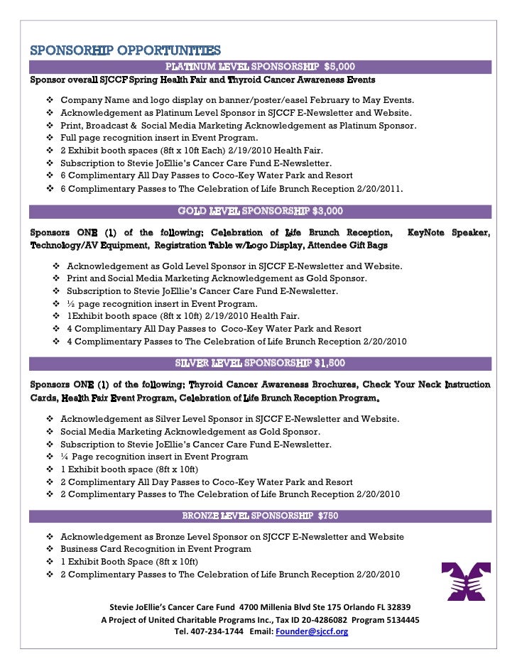 sponsorship thank you for 5k letter First Spring Health 2011 Fair and of Celebration Annual sponsorship thank you for 5k letter First Spring Health 2011 Fair and of Celebration Annual