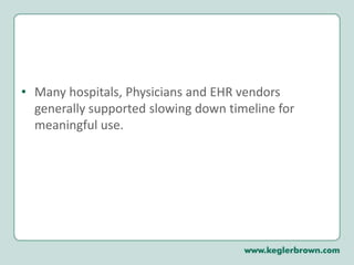 107Operational InitiativesActually Transmitting Data