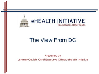 Easy to navigate for consumers and providers