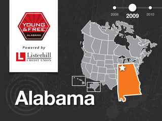 2008          2010
                 2009




Alabama
 