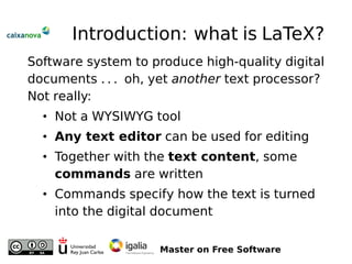 Editing documents with LaTeX | PDF