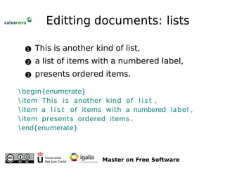 Latex list label