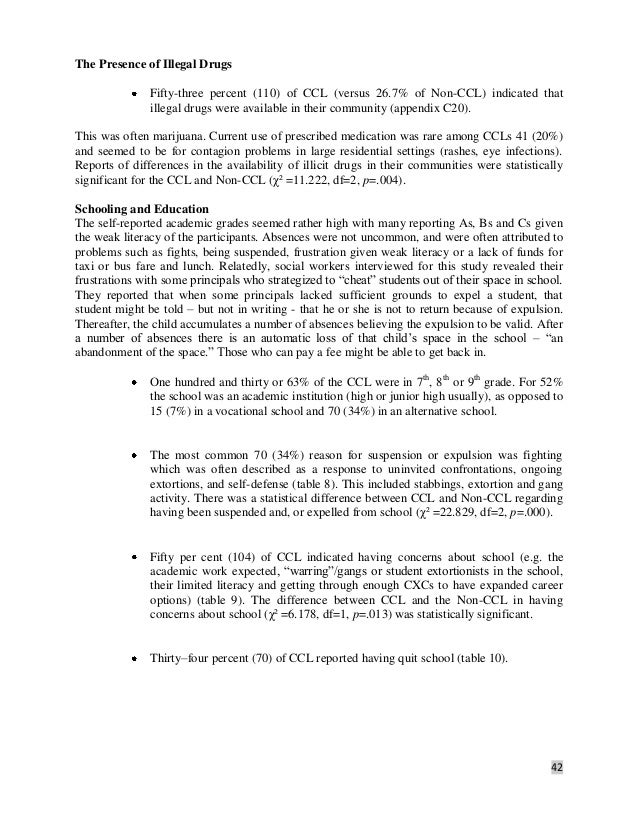 Oca Children In Conflict With The Law 2011 - 