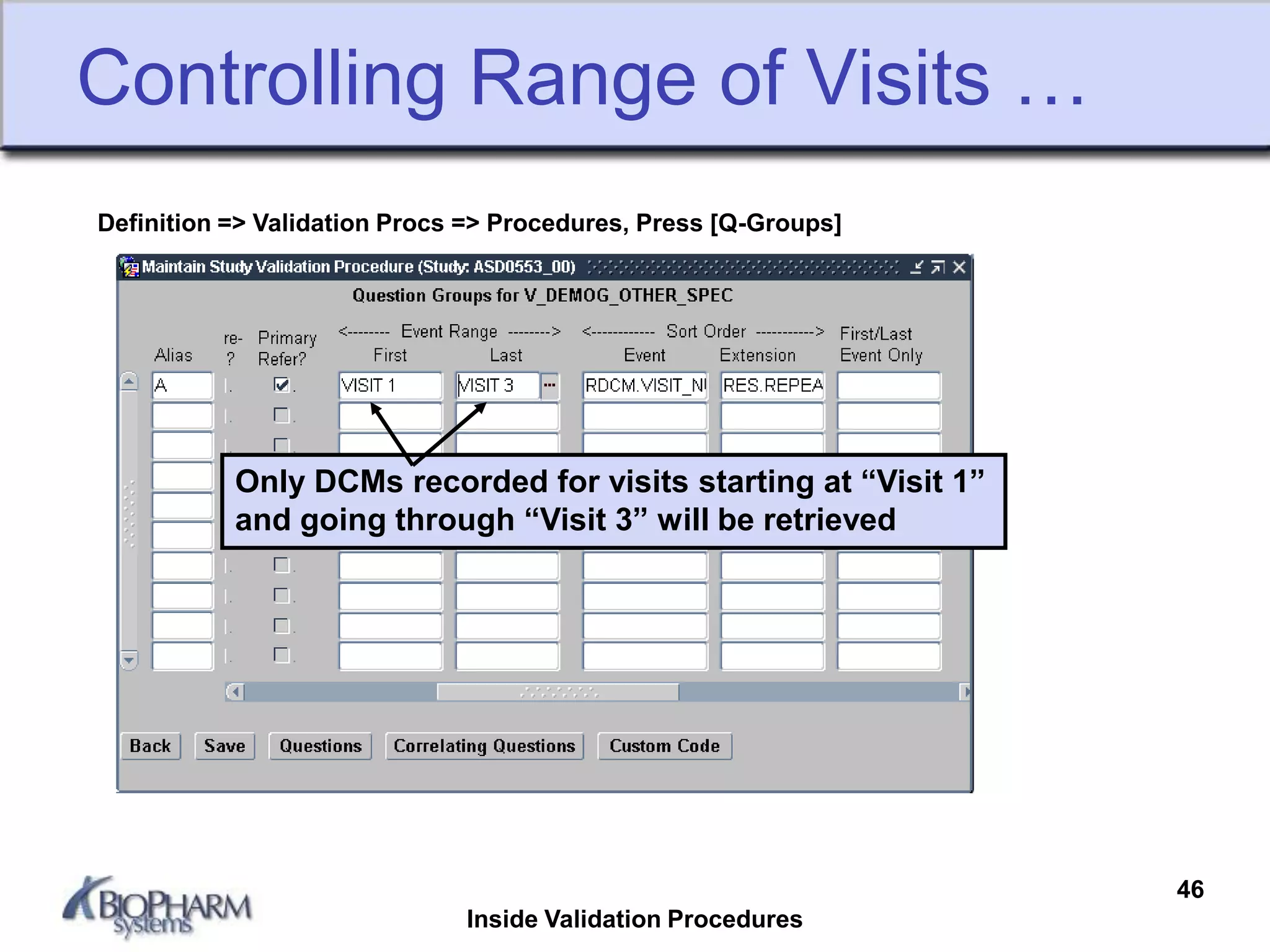 Inside an Oracle Clinical Validation Procedure | PPT