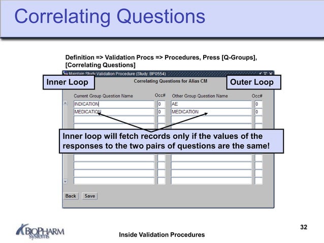 Inside an Oracle Clinical Validation Procedure | PPT